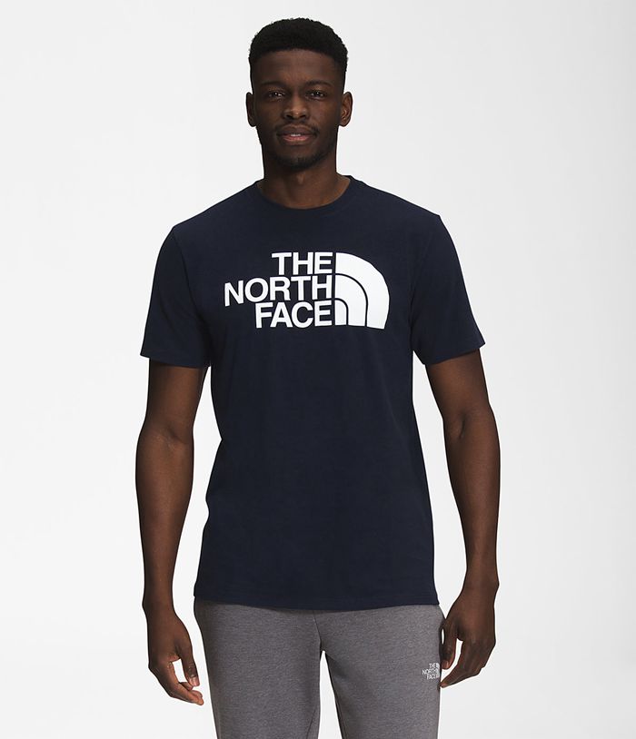 Camiseta The North Face Hombre Manga Corta Half Dome Azul Marino - Peru 25309GQBI